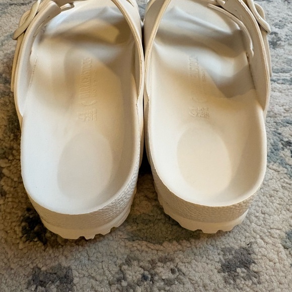 Birkenstock Eggshell Cream EVA Arizona Sandals - Picture 4 of 5